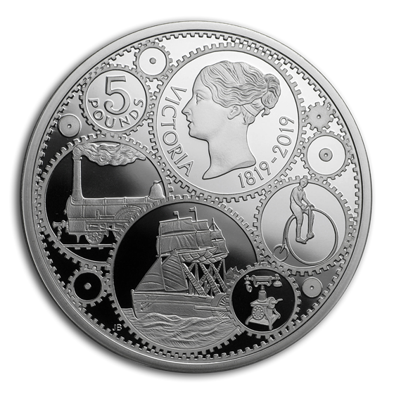 2019 Great Britain £5 Silver Proof Queen Victoria's 200th Anniv 2019 Great Britain £5 Silver Proof Queen Victoria's 200th Anniv